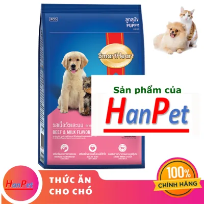 Hanpet - Smartheart Puppy và SH Adult- thức ăn chó cao cấp dạng hạt cho chó