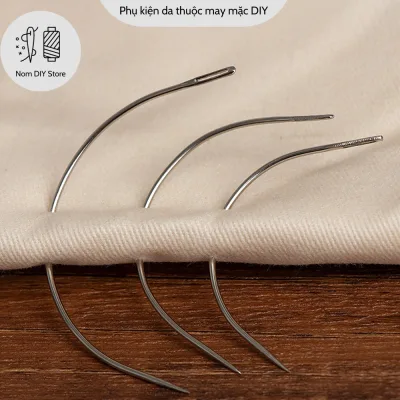 Kim Cong Khâu Da Thủ Công - Dụng Cụ May Vá Túi Xách, Bóp Ví Handmade DIY, Đồ Nghề Làm Da Chuyên Nghiệp