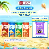 Bánh ăn dặm snack khoai tây Chip Star YBC Vị Bơ/Rong Biển/Muối/Súp cho bé 1 tuổi hộp 50g - nepshop1