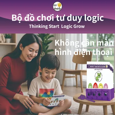 Bộ đồ chơi tư duy logic, thích hợp cho trẻ từ 3 tuổi trở lên, trau dồi khả năng logic và mang tính giáo dục cho trẻ em