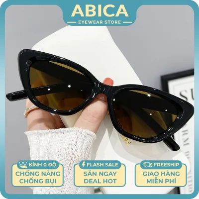 Kính râm mát nữ nam thời trang cá tính phong cách Hàn Quốc chống tia bức xạ đi chơi biển kỷ yếu đẹp giá rẻ ABICA 292