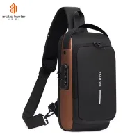 ARCTIC HUNTER túi nam túi xách nam túi đeo Túi Nam Nam Túi Đeo Chéo Thời Trang Chống Trộm Túi đeo vai có cổng sạc USB