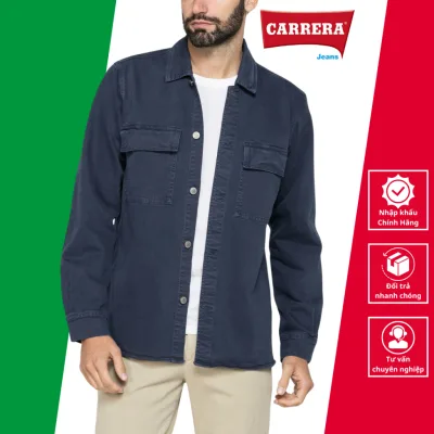 Carrera Jeans Men's Denim Shirt Jacket Genuine Imported from Italy_411B8302S