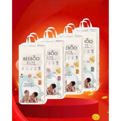Bỉm Quần BEEBOO ELITE Cao Cấp – Vải 0.8 Denier Siêu Mềm – Chống Tràn 3 Lớp – Có Zip Bảo Quản – Size XS/S/M/L/XL/XXL/XXXL