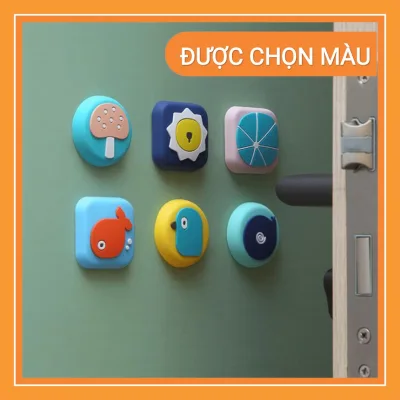 Chặn cửa dán tường chống va đập, trang trí bảo vệ tường và tay nắm cửa