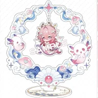 Mô hình Standee Game Genshin Impact Figures Furina Neuvillette Acrylic Lyney Cute Phụ kiện trang trí để bàn góc học tập