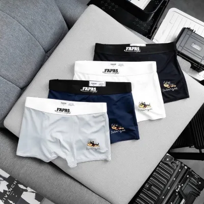 Quần Sịp Đùi Boxer Nam (40-110kg) cao cấp mẫu cún thun lạnh, Sịp Nam Menswear co dãn 4 chiều lịch lãm T13
