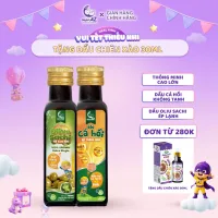 Dầu Ăn Dặm Cho Bé NutriAZ - Set Dầu Cá Hồi, Oliu Sachi,Chiên Xào 5 Hạt Quý NutriAZ Thông Minh Cao Lớn Cho Bé Từ 6 Tháng