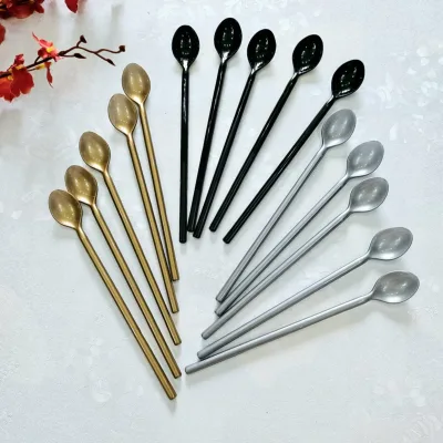 MUỖNG Cà phê, sinh tố, trà sữa, muỗng ăn dặm, muỗng khuấy 20,5cm. Hàng Việt Nam,an toàn