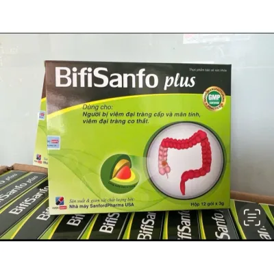 Thực phẩm chức năng men vi sinh Bifisanfo Plus hỗ trợ viêm đại tràng, hội chứng ruột kích thích