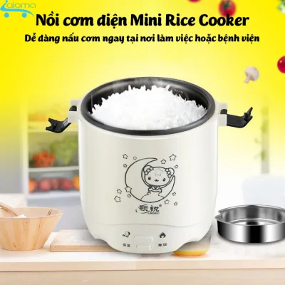 Nồi cơm điện nhỏ xinh 1.2L Mini Rice Cooker ⚡ Nồi nấu đa năng dung tích 1.2 lít nấu cơm làm bánh nấu cháo làm súp ⚡ Nồi cơm nắp rời cho 1-2 người ăn ⚡ Phù hợp cho sinh viên, người làm văn phòng ⚡ Nấu ở văn phòng, bệnh viện