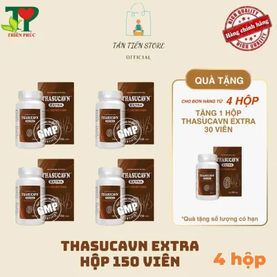 Thasucavn Extra (150 Tablets/Box) - Functional Food Supplement to Enhance Kidney Function - Combo of 4 Boxes of 150 Tablets + Free 1 Box of 30 Tablets