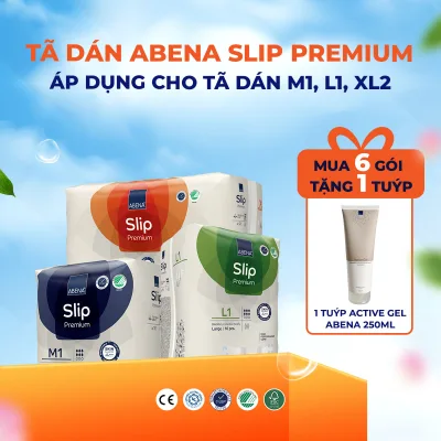 Abena Slip Premium L1 Incontinence Slips - Imported from Denmark - (10 pieces/pack)