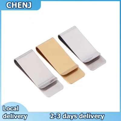 CHENJ 5Pcs Đơn Giản Mỏng Kim Loại Tiền Clip Xách Tay Đa Chức Năng Kinh Doanh Thẻ Clip Người Đàn Ông Ví Chủ Thẻ Kinh Doanh Ví Tiền Mặt Kẹp