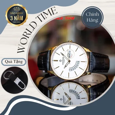 Đồng Hồ Nam Sunrise 1127SA Full hộp , túi , thẻ bảo hành , Sapphire chống xước , chống nước