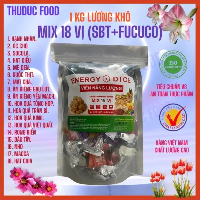 1 kg of Mixed Dry Food with 18 Flavors, Delicious and Nutritious