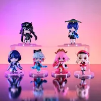 Mô hình 6 Figure Genshin Impact Chibi Shogun Yae Miko Ayaka Hutao Klee anime waifu