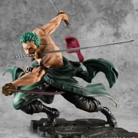 Mô hình Onepiece - Zoro chạy loại to 18 cm - [Có haki tím + 2 đầu]