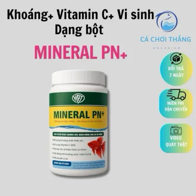 Mineral Pn+ Synthetic Mineral Powder - Supplements Minerals, Vitamin C and Microorganisms, Helps Keep Fish Healthy, with Vibrant Color and Beautiful Body.