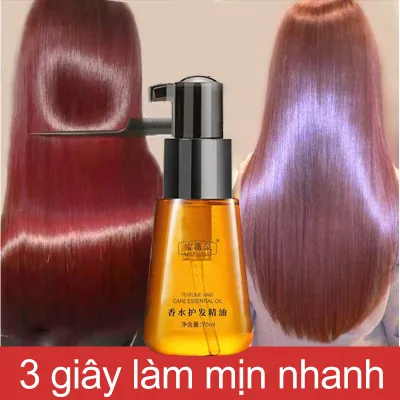 Macadamia chăm sóc tóc tinh dầu sửa chữa cải thiện khô xoăn cứng nuôi dưỡng mịn Perm Argan huyết thanh hấp thụ chống mất tóc dầu phụ nữ,Sửa chữa tóc xoăn, nhuộm, tóc hư hỏng, tóc mịn,Nuôi dưỡng tóc nước hoa, chăm sóc tóc bị hư 70ml