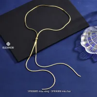 Dây chuyền nữ titan Eleanor Accessories vòng cổ dáng dài mặt dây rút phụ kiện trang sức 6885