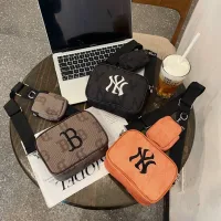 Túi Xách Túi Xách mẫu mới hot thể thao thêu logo kèm túi nhỏ UNISEX