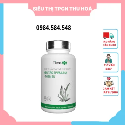 Viên Tảo Spirulina Tiens Thiên Sư Bồi Bổ Cơ Thể Hạn Chế Quá Trình Oxi Hoá - Siêu Thị Thực Phẩm Chức Năng Thu Hòa