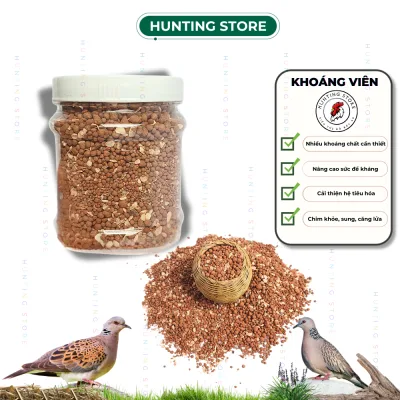 Khoáng cho chim cu gáy, bổ sung canxi giúp chim khoẻ mạnh căng lửa - huntingstore