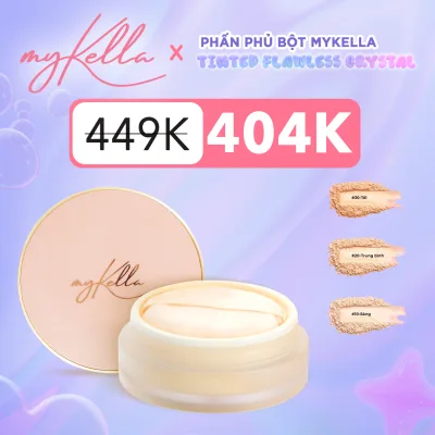 Mykella Tinted Flawless Crystal Makeup Powder Controls Oil and Smoothes Skin