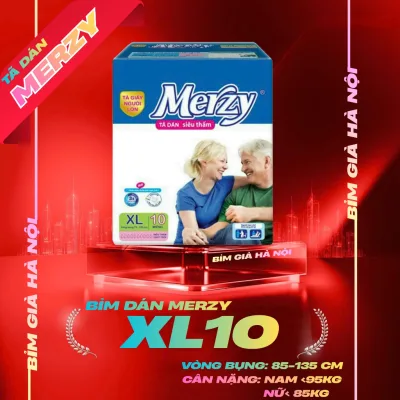 Bỉm già Merzy XL10 M10 ML10 miếng siêu thấm chốnghăm #bỉm merzy #tã merzy #bỉm già merzy #tã già merzy #merzy