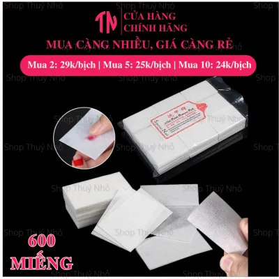 600 miếng giấy chùi gel, giấy lau gel loại cứng,dai dung cụ làm móng tay nghệ thuật nail