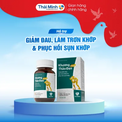 Khương Thảo Đan Gold Thái Minh - Viên uống hỗ trợ cải thiện xương khớp - Lọ 30 Viên - 120 Viên