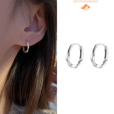 Khuyên Tai Tròn Basic Mạ Vàng Và Bạc – Bông Tai Nam Nữ Cá Tính Thanh Lịch Phụ Kiện Trang Sức