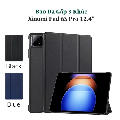 Xiaomi Pad 6S Pro 2024 Bao da Máy tính bảng Xiaomi Pad 6S Pro 12.4" nam châm từ tính trang bị tính năng Smart Cover