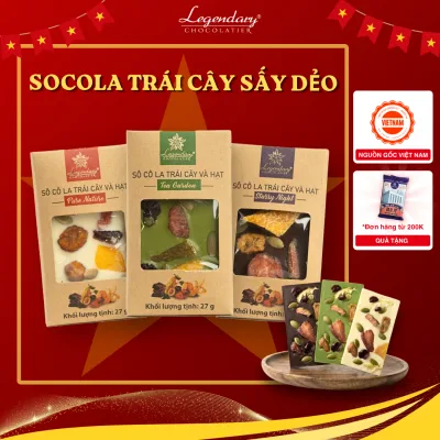 Chocolate Bar with Dried Fruit | Delicious Snacks, Candy, and Gifts | Legendary Thanh 27g