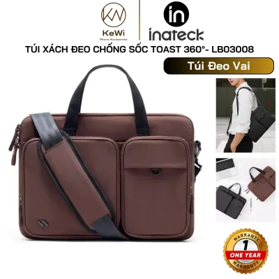 Inateck Toast Shockproof Carrying Bag for 13 Inch Laptop / 14 Inch MacBook – 360 Shockproof ° , Water Resistant, Multi-Compartment - Lbt31