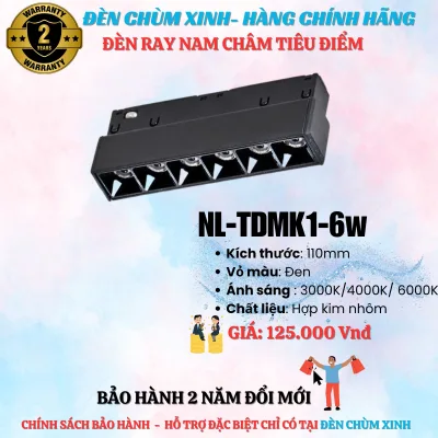Đèn ray nam châm tiêu điểm - Bảo hành 2 năm đổi mới chính hãng lắp shop thời trang