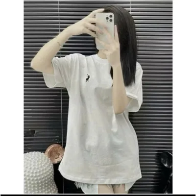 Áo thun nam nữ, áo phông nam nữ basic trơn in họa tiết NGỰA chất cotton khô form rộng siêu hot