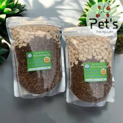 MEOW 1 KG - Thức ăn khô trộn ức gà sấy viên dành cho mèo mọi lứa tuổi trên 45 ngày tuổi