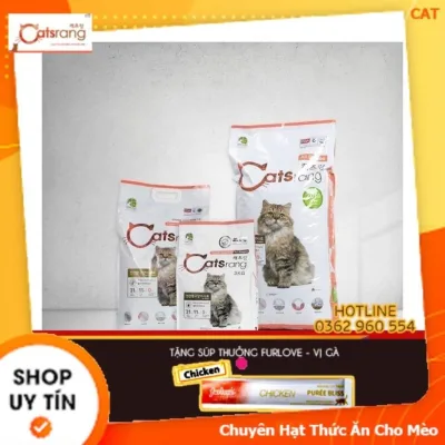 Thức ăn hạt cho mèo CATSRANG Hàn Quốc 4kg -Thức ăn cho chó mèo , thức ăn khô cho mèo (TÚI CHIẾT GIÁ RẺ)