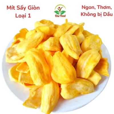 Mít Sấy Giòn Loại 1 Nguyên Miếng To Ngon, Mít Sấy Nguyên Cánh Đà Lạt hàng xuất khẩu, Đồ Ăn Vặt Hà Nội, OneFood68