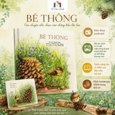 Sách Bé Thông, Sách Thiếu Nhi Ô Cửa Sách Sách Tranh Thiên Nhiên Quà Tặng Cho Bé Tặng Kèm Postcard