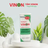 Vinon Fish Bone Plastic Toothpicks 500 Pieces – Combo of 2 Boxes of 250 Pieces | Dental Plastic Toothpicks for Cleaning between Teeth and Gums