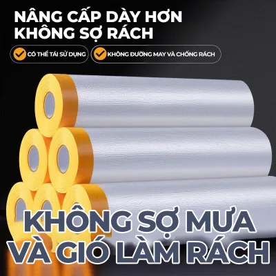 Bọc chống bụi ký túc xá dùng một lần chống bụi nội thất bụi tủ quần áo bảo vệ ghế sofa màng nhựa chống bụi Màng bọc