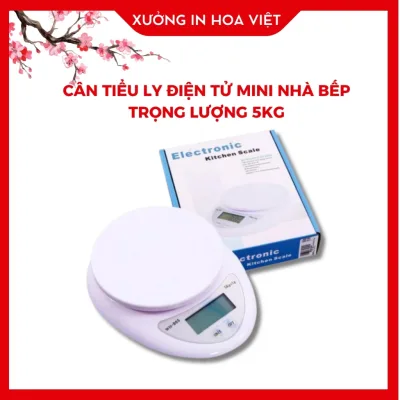 Cân tiểu ly điện tử mini nhà bếp trọng lượng 5kg dùng cho nhà bếp hàng loại 1