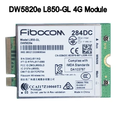 Card WWAN 4G Dell DW5820e (Fibocom Model: L850-GL) dùng cho laptop dell Precision 3541, 3551, 3561, Latitude 5500, 5501,