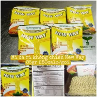 Mì cà ri ăn liền không chiên New Way gói 85gr