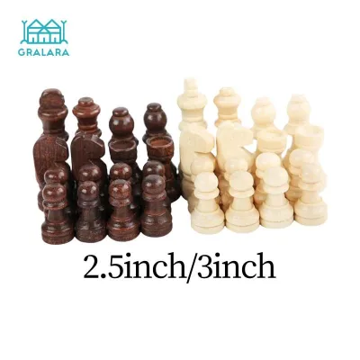 32x Gỗ Cờ Vua Miếng Cờ Vua Trò Chơi Xếp Hình Miếng Trò Chơi Cờ Vua Trò Chơi Pawns Cho