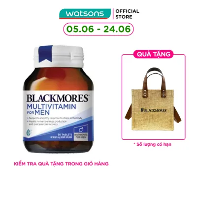 Blackmores Multi Vitamin for Men Health Protection Food Supports Male Physiological Health 50 Tablets