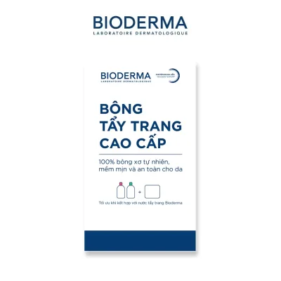 Bông tẩy trang cao cấp Bioderma 50 miếng (Phiên bản 2026)
